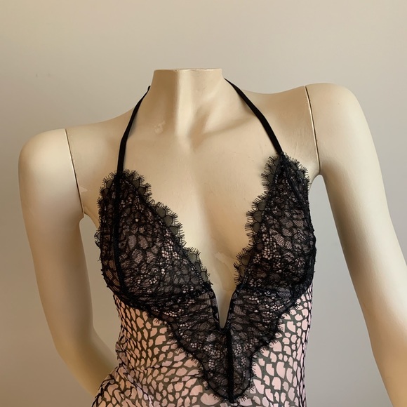Victoria’s Secret mesh and lace lingerie bodysuit - Picture 2 of 5